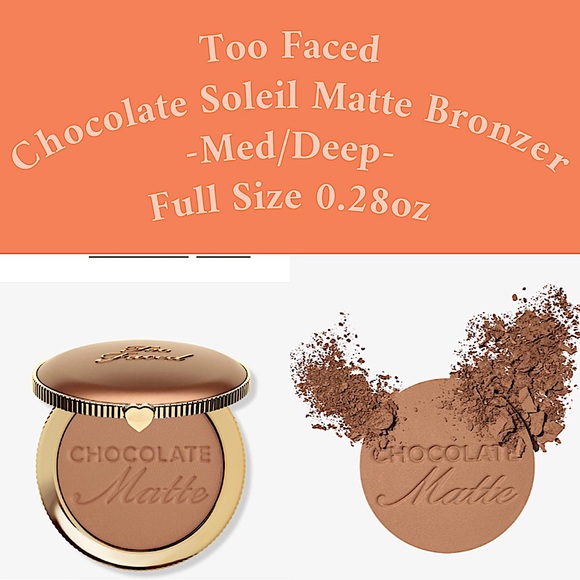 Too Faced Other - Too Faced
Chocolate Soleil Matte Bronzer (Full Size 0.28oz) **NEW IN BOX**